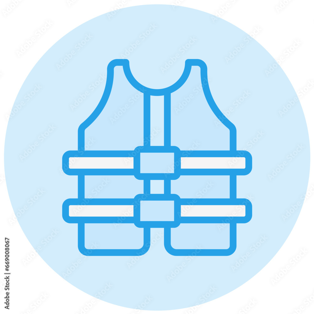 Life Jacket Vector Icon Design Illustration Life Jacket Vector Icon Design Illustration