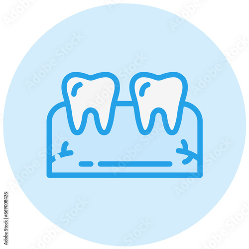 Teeth Vector Icon Design Illustration