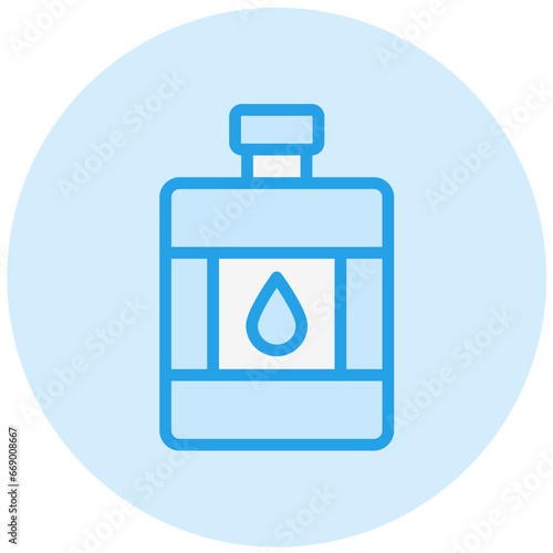 Hip Flask Vector Icon Design Illustration