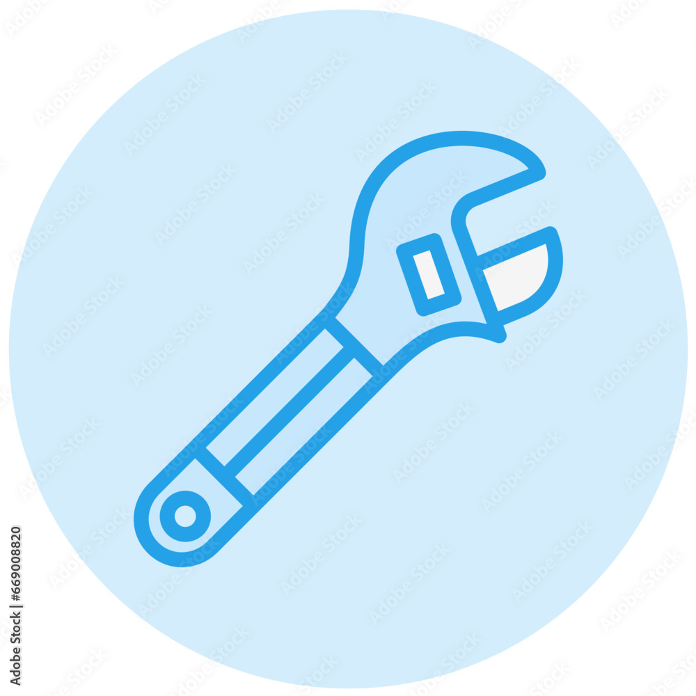 Wrench Vector Icon Design Illustration Wrench Vector Icon Design Illustration