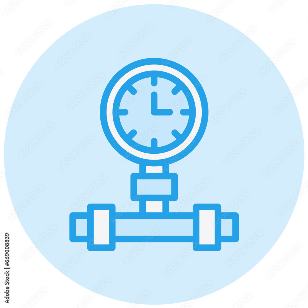 Manometer Vector Icon Design Illustration Manometer Vector Icon Design Illustration