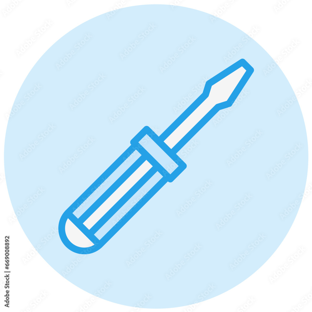 Screwdriver Vector Icon Design Illustration Screwdriver Vector Icon Design Illustration