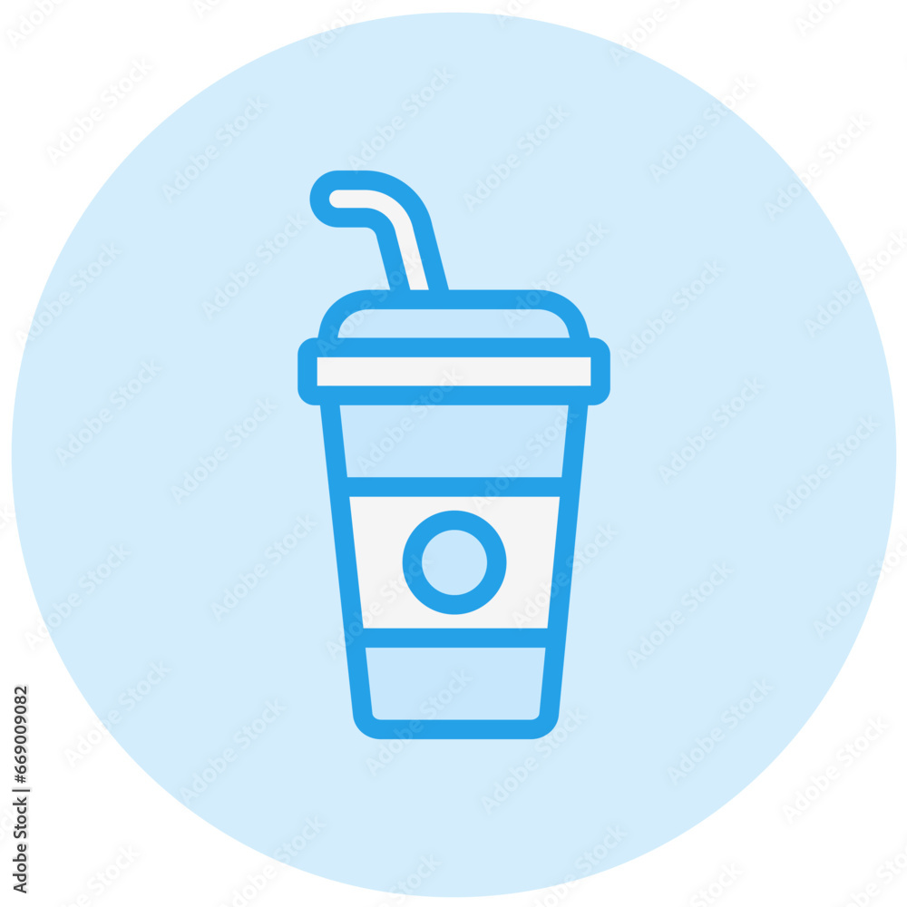 Cold Drink Vector Icon Design Illustration Cold Drink Vector Icon Design Illustration