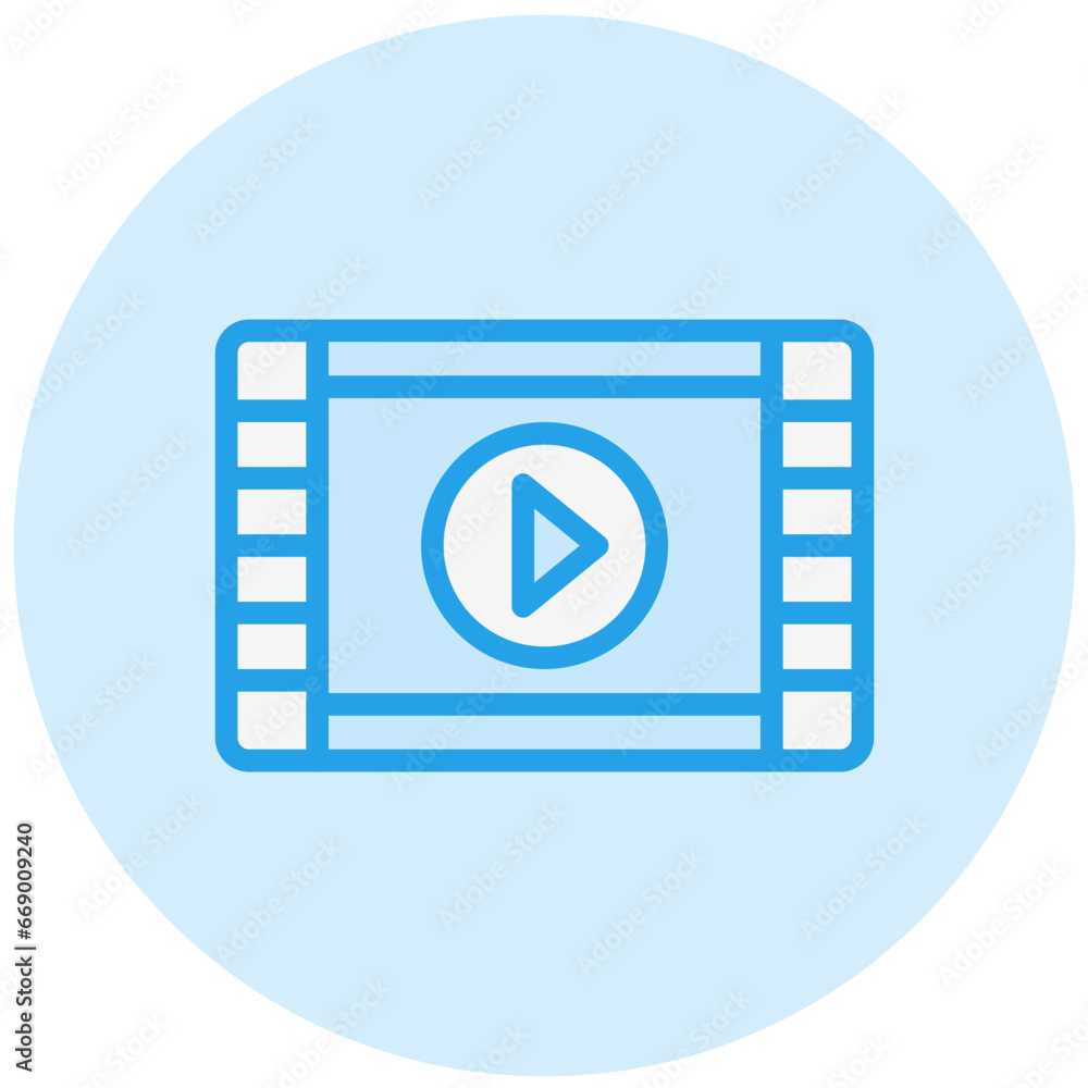 Video Vector Icon Design Illustration Video Vector Icon Design Illustration