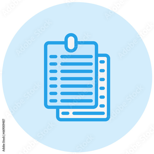 Notes Vector Icon Design Illustration