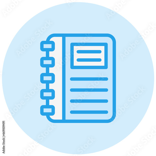 Planner Vector Icon Design Illustration