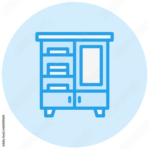 Dressing Room Vector Icon Design Illustration