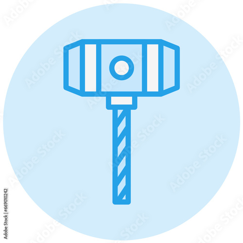 Hammer Vector Icon Design Illustration