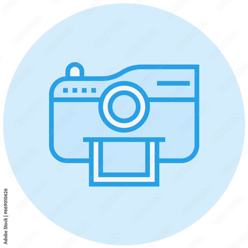 Instant photography Vector Icon Design Illustration Instant photography Vector Icon Design Illustration