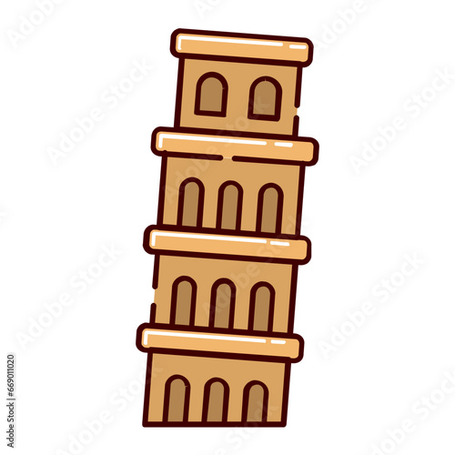 Pisa Tower Icon
