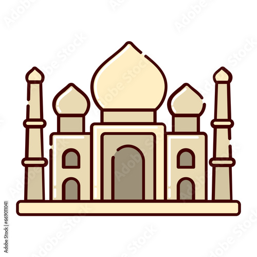 Taj Mahal Icon