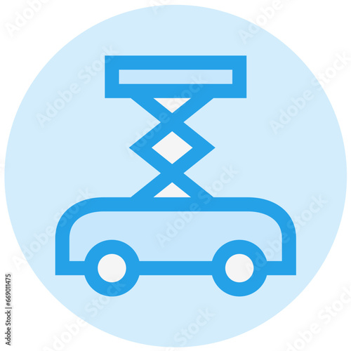 Car Jack Vector Icon Design Illustration