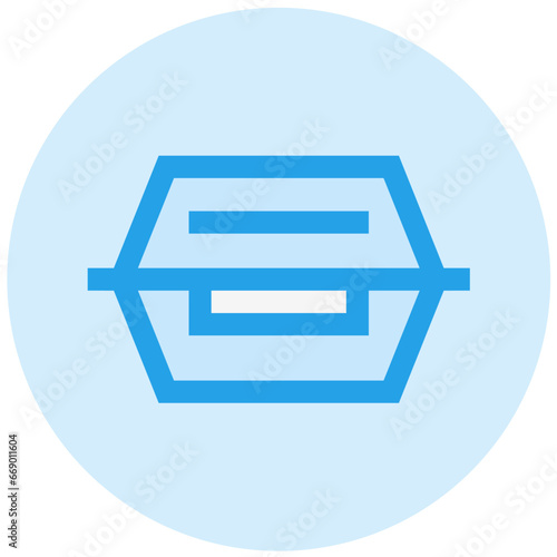 Lunch Vector Icon Design Illustration