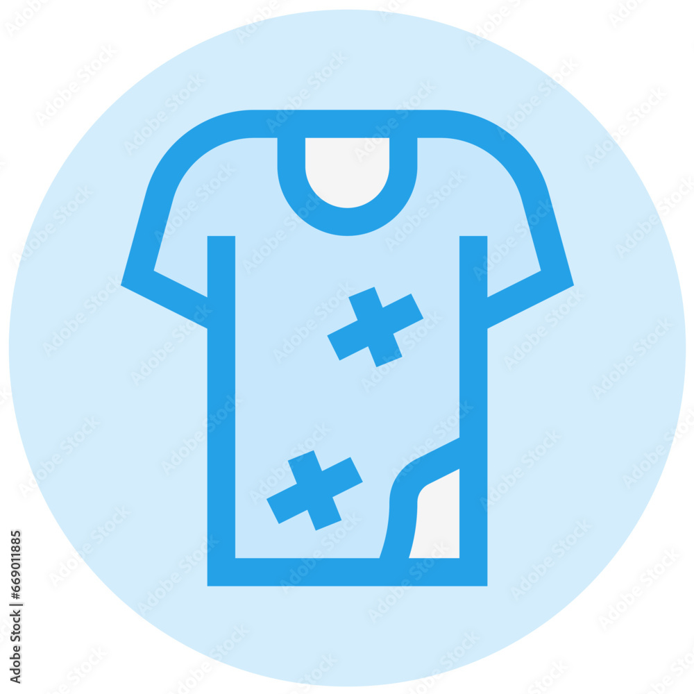 Obraz premium Dirty clothes Vector Icon Design Illustration