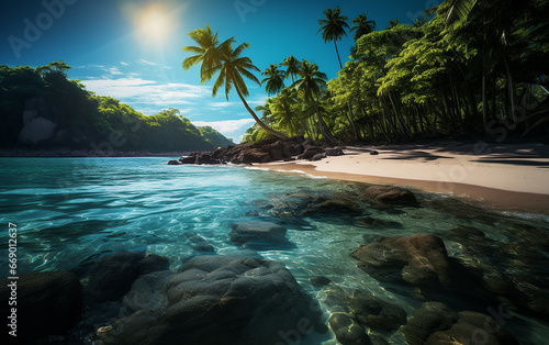 Tropical Paradise. Generative AI. © VarIouS