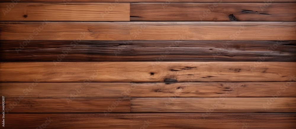 Fototapeta premium Wooden wall with a textured surface