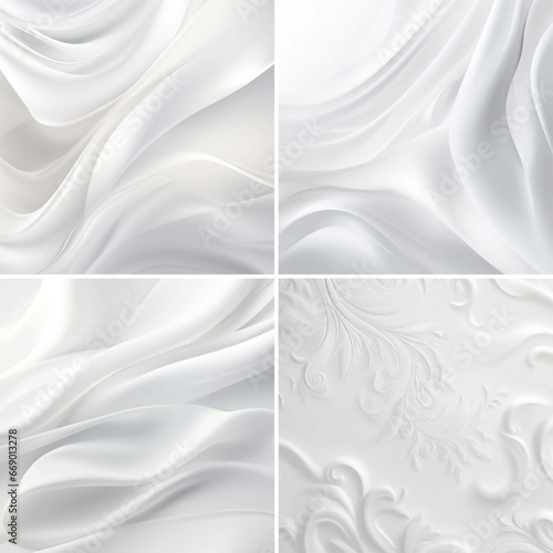 white background ripple wavy repeat smooth realistic stream tile curve futuristic shadow trendy 3d textured wave
