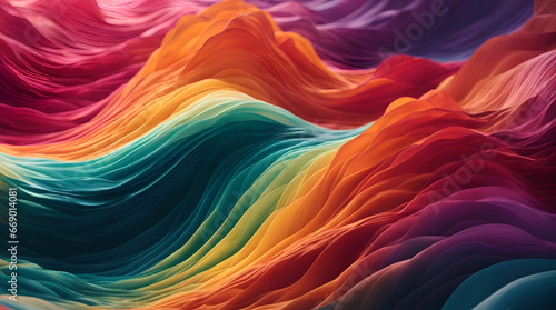 abstract gradient wave wallpaper with vibrant and energetic colors