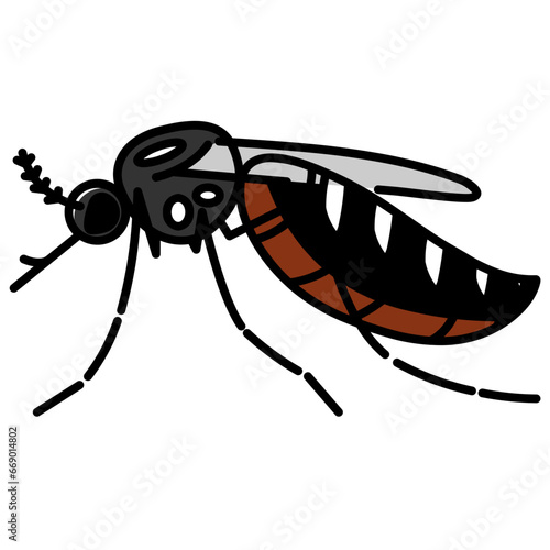 mosquito line icon