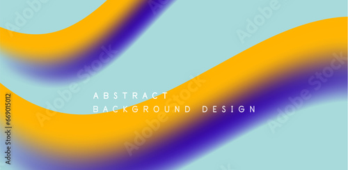 Abstract vector backdrop with fluid, geometric elements. Harmonious blend of form and color, evoking dynamic and captivating visual landscape for wallpaper, banner, background, landing page