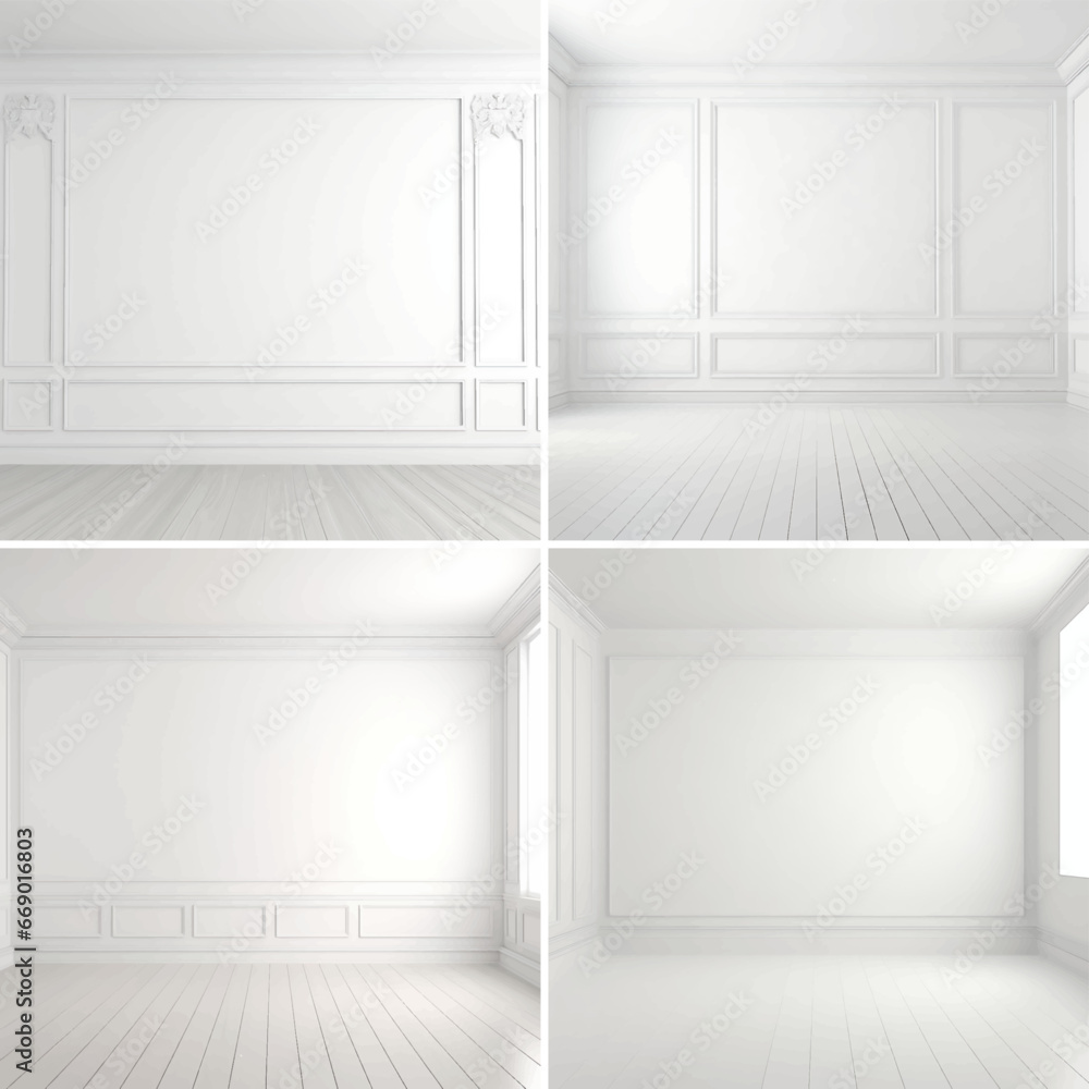 empty white room with shelves parquet corner minimalism render living perspective estate 3d contemporary indoor apartment floor empty white room with shelves parquet corner minimalism render living perspective estate 3d contemporary indoor apartment floor