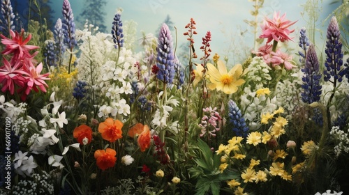 An array of wildflowers, each type telling a unique story of nature's bounty.