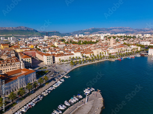 Aerial view of Split City, Croatia © Goran