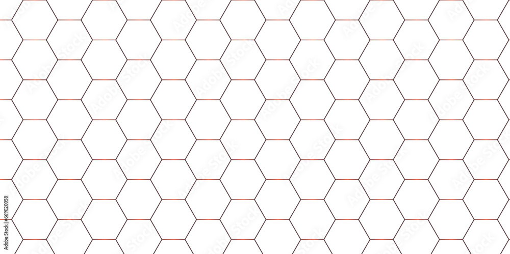 Fototapeta premium Abstract background with hexagon, modern abstract vector polygonal pattern. Futuristic abstract honeycomb technology white background. Luxury white hexagon pattern.