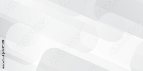 	
Modern Abstract white background design with layers of textured white transparent material in triangle and squares shapes. White color technology concept geometric line vector background.