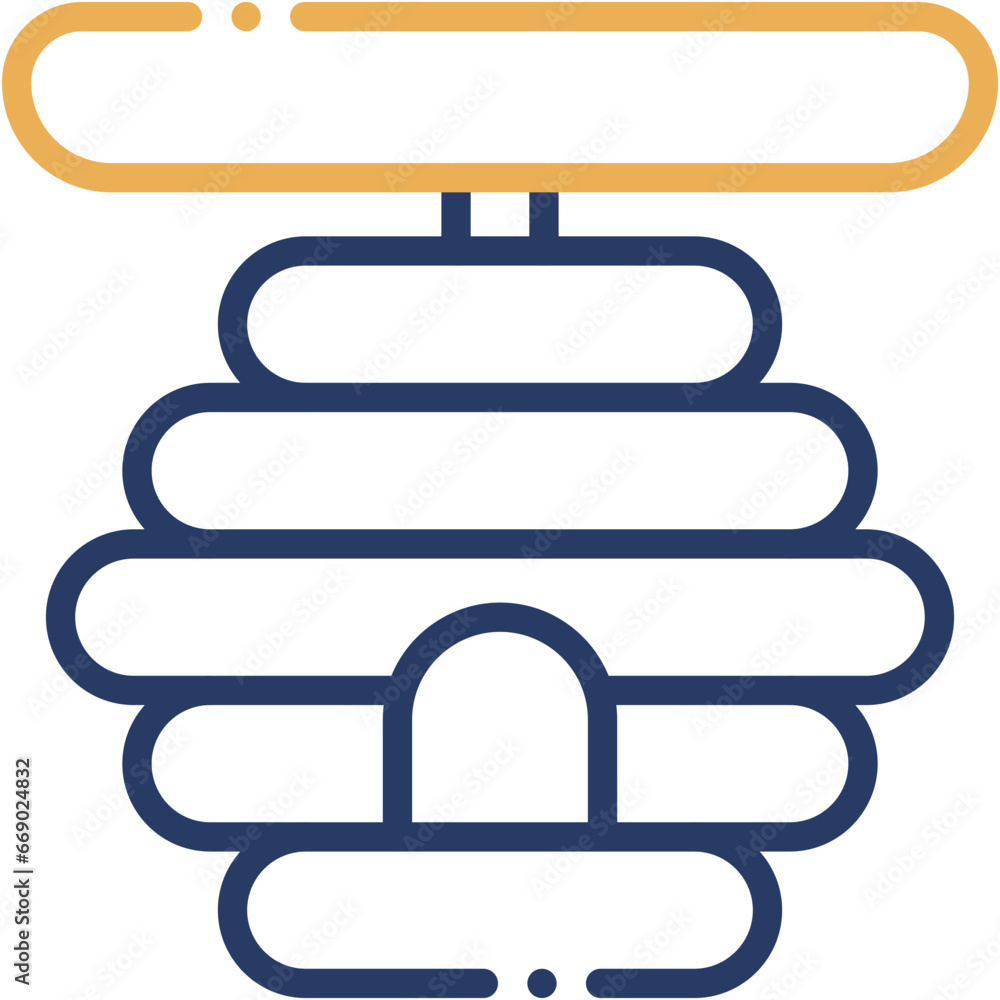 Vector Icon Beehive, Honey, Bees, Nature, Insect, Animals Vector Icon Beehive, Honey, Bees, Nature, Insect, Animals