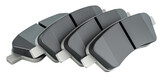 Set of Brake Pads, 3D rendering isolated on transparent background