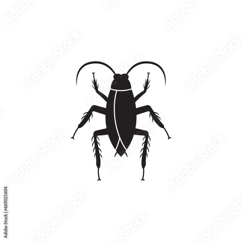 Cockroach icon,vector illustration logo design