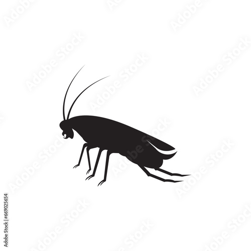 Cockroach icon,vector illustration logo design
