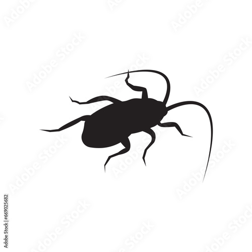 Cockroach icon,vector illustration logo design