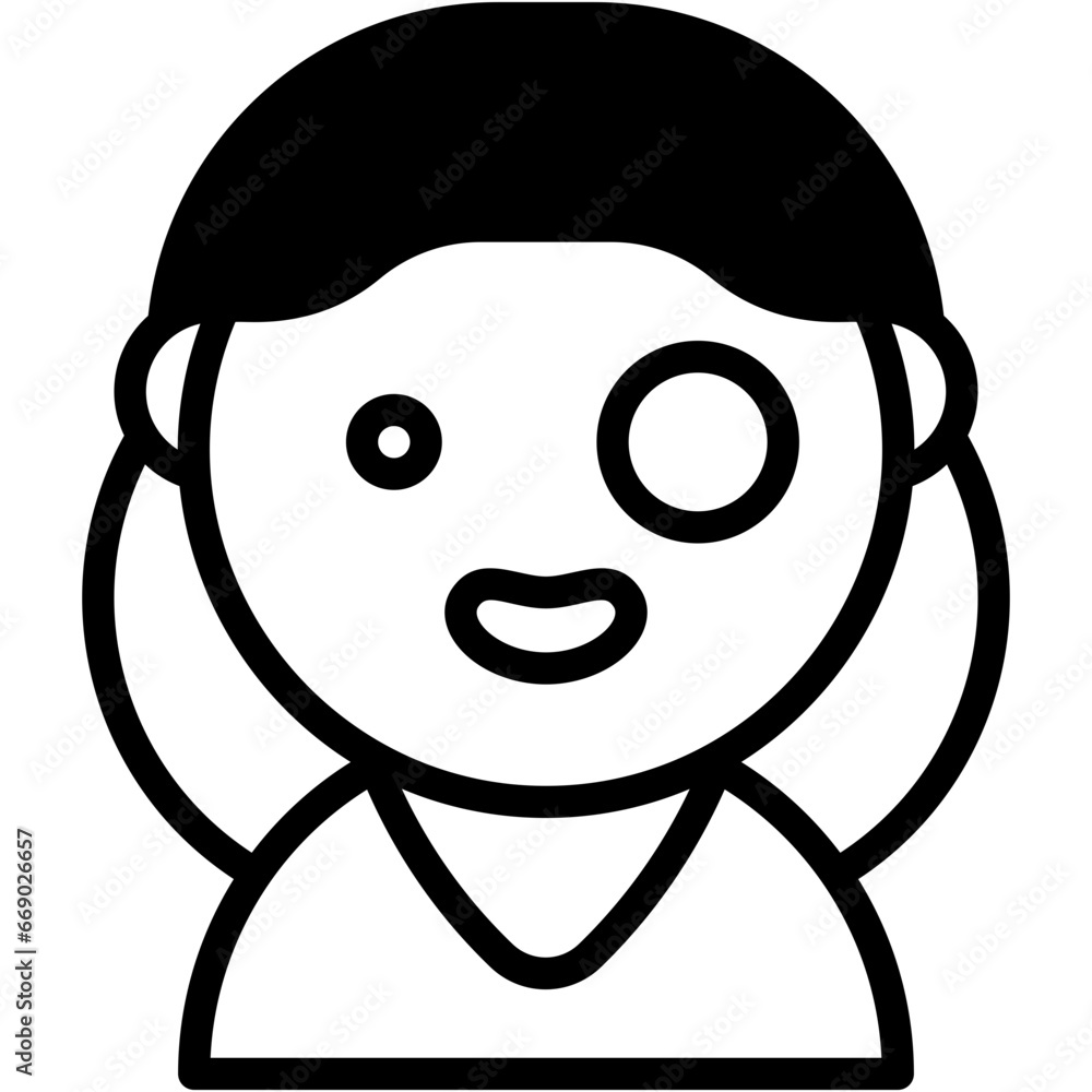 Vector Icon Princess, Dyed Hair, Cultures, Character, Royal, Queen Vector Icon Princess, Dyed Hair, Cultures, Character, Royal, Queen