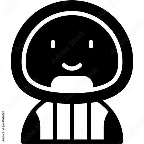 Vector Icon Cosmonaut, Sci-Fi, Cosmonaut, Science Fiction, User, Avatar
