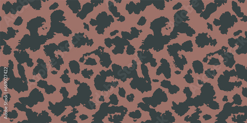 Leopard camo print, seamles...