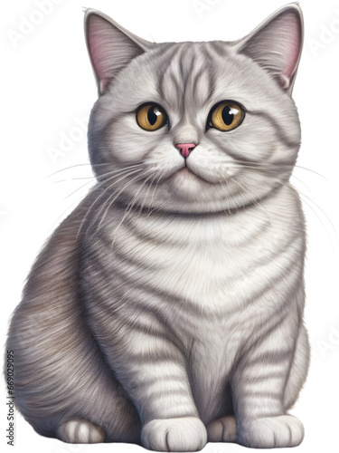A sketch of a Munchkin cat. 