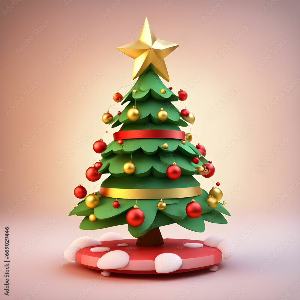 3d cute baby christmas tree 3d cute baby christmas tree