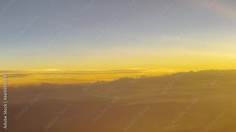 Golden cloud powerful look formidable. 4k video. Golden cloud powerful look formidable. 4k video.