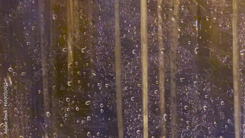 Wallpaper Mural rain on the window of an airplane. detail. 4k video. Torontodigital.ca