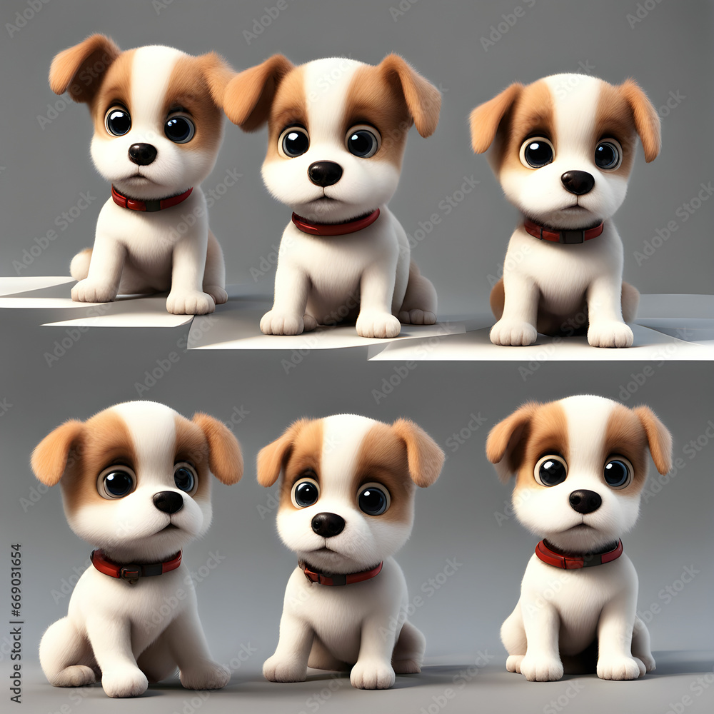 3d cute baby dog 3d cute baby dog