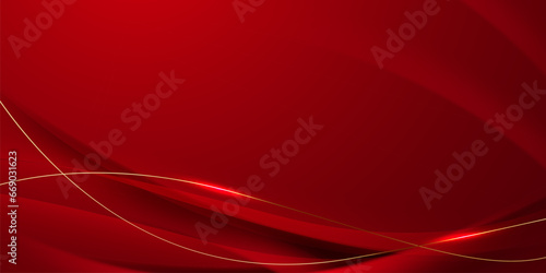 Elegant red background design for banner vector illustration