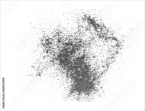 Wallpaper Mural gradient halftone dots background. Pop art template in vector, texture. Vector illustration Torontodigital.ca