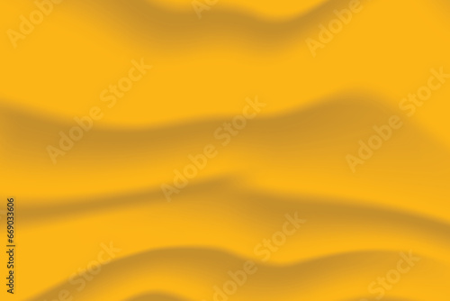 Vector background of folded cloth, textile waves, white cloth folded wallpaper, blank color