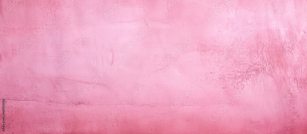 Pink wall texture is suitable as a background for texture