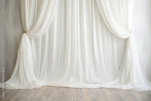 Alabaster Aesthetics: Smooth White Silk Cloth for Wedding Backdrop - Elegant, Luxurious, and Perfect for Wedding Decor