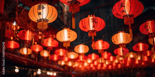 Chinese lanterns during Chinese New Year