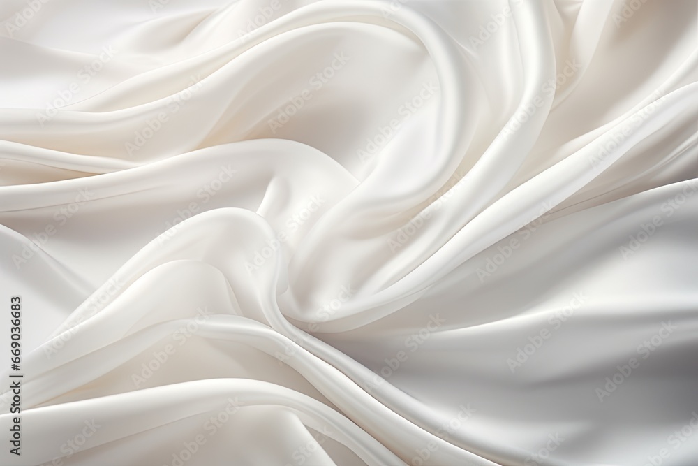 White Satin Background: Close-Up Shot with a Soft and Luxurious Feel White Satin Background: Close-Up Shot with a Soft and Luxurious Feel