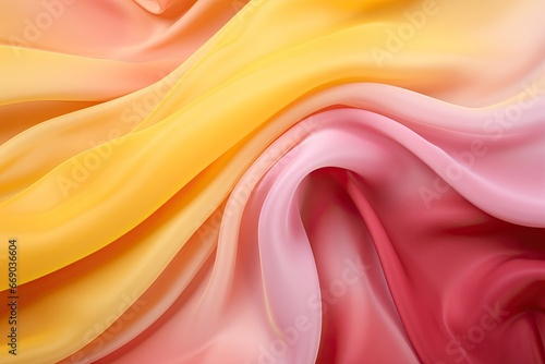 Chiffon Chroma: Multicolor Pink and Yellow Fabric Backgrounds for Vibrant Online Visuals